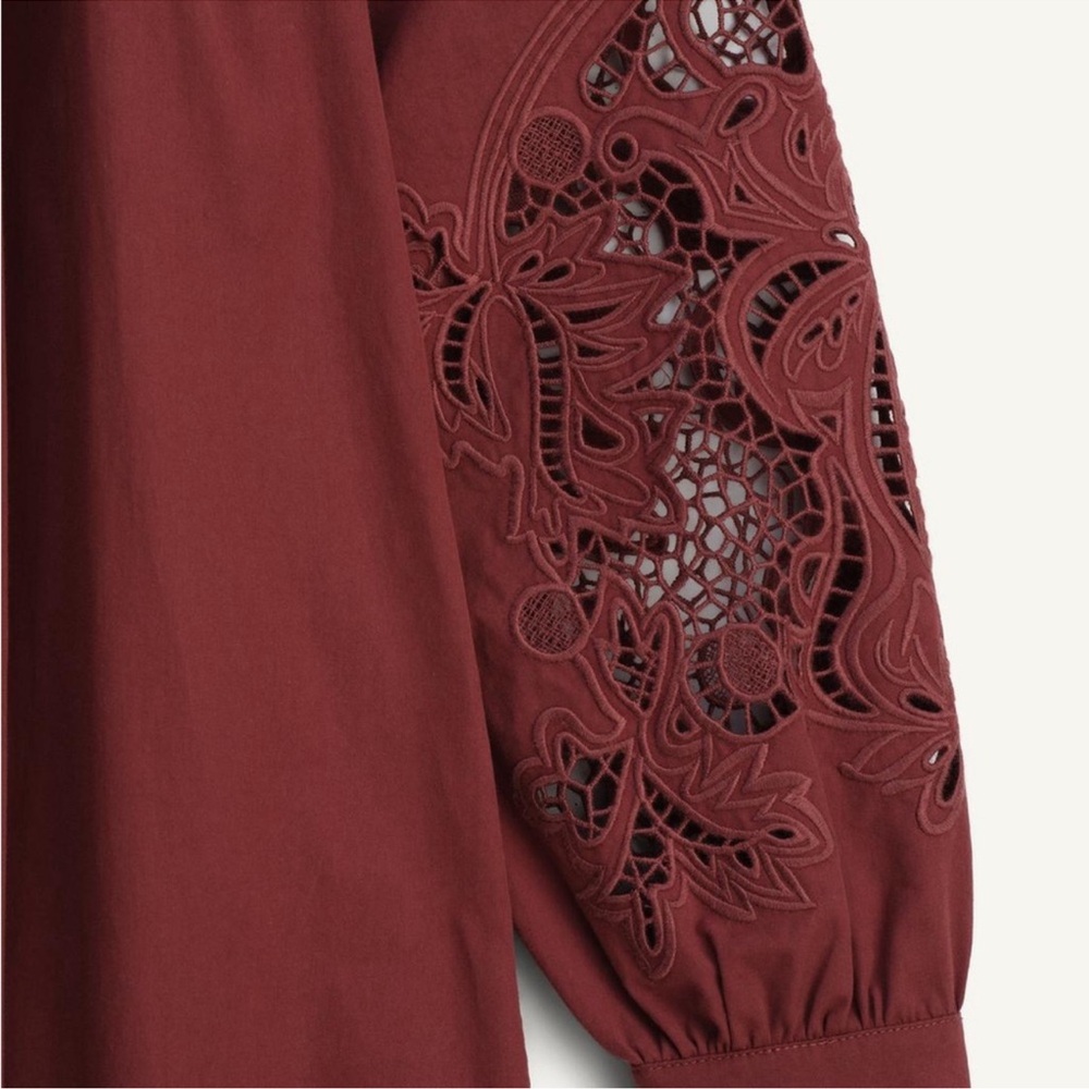 NWOT ZARA LIMITED EDITION EMBROIDERED POPLIN DRESS SZ  XS - Picture 7 of 15